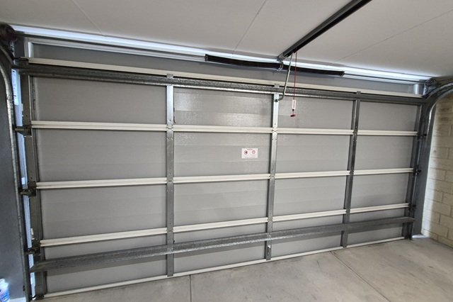 Garage Door Insulation Before