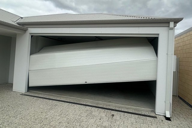 Emergency garage door repairs for a stuck or faulty garage door in Perth